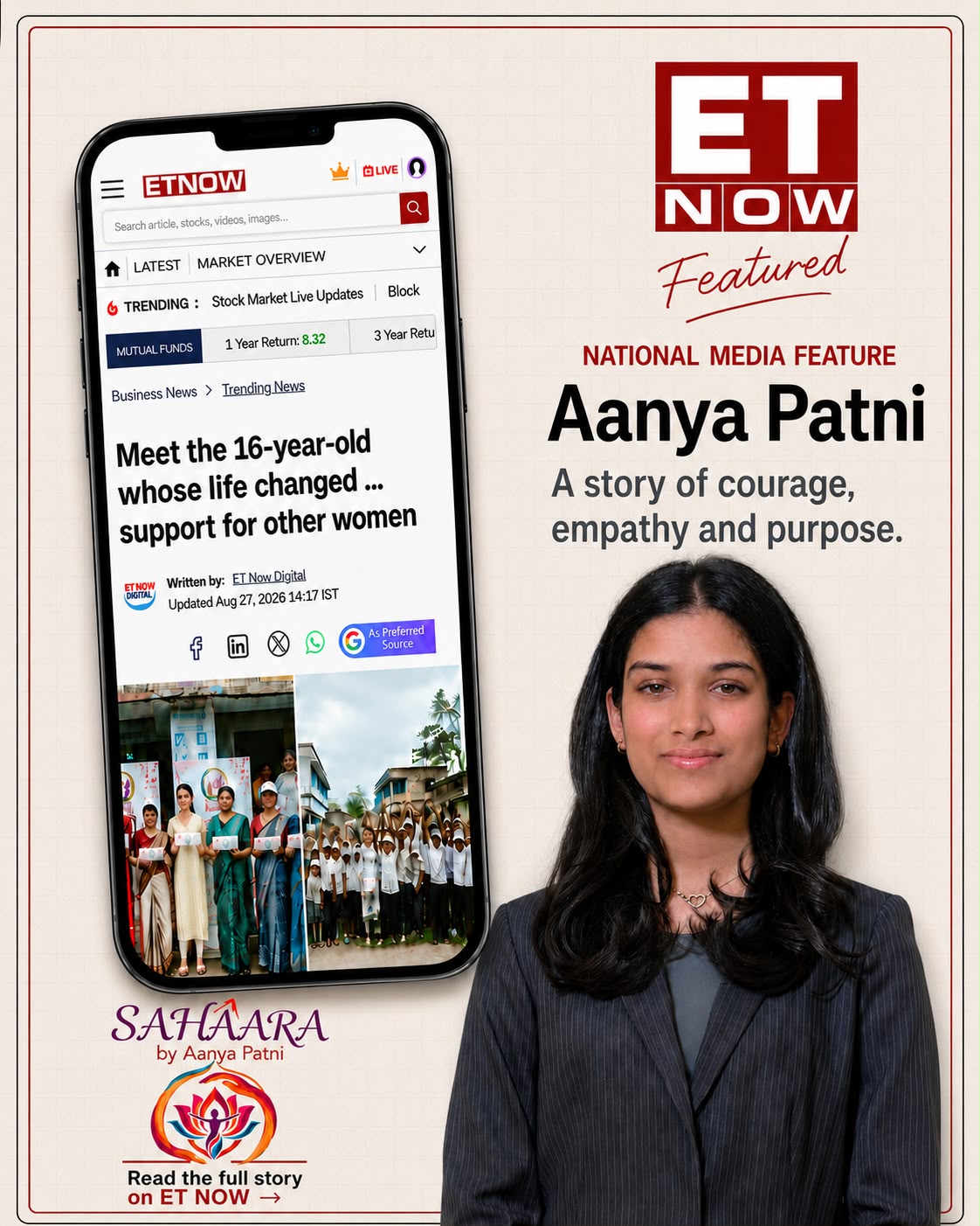 ET NOW — Sahaara media feature
