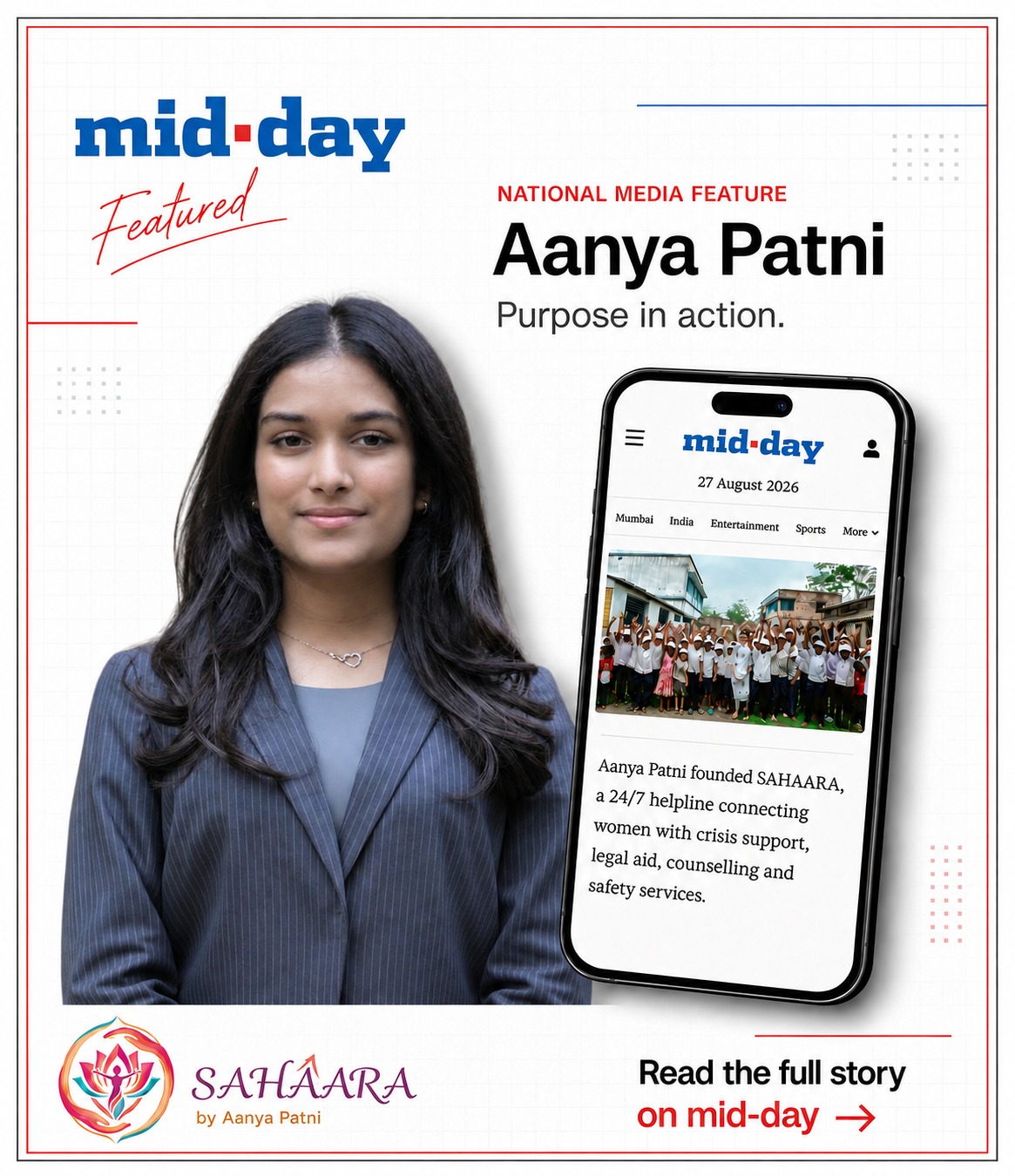 mid-day — Sahaara media feature